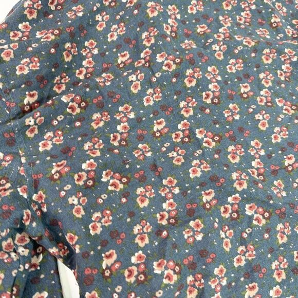 Baltic Born Button Up Shirt Shacket Womens Large Floral Long Sleeves collar new - Picture 10 of 11